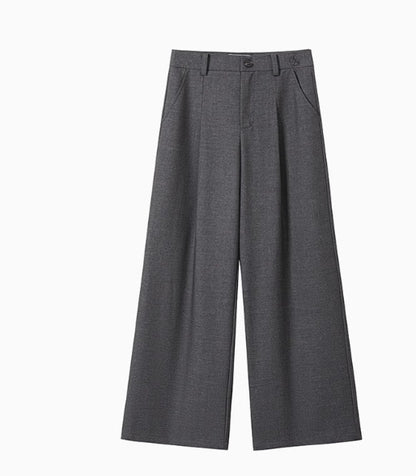 Wide-leg Suit Pants Women's Loose All-match Commute High Waist