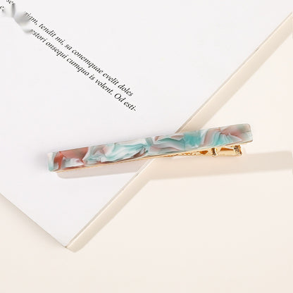 Acetate Duckbill Cute Single Line Clip Hair Accessories