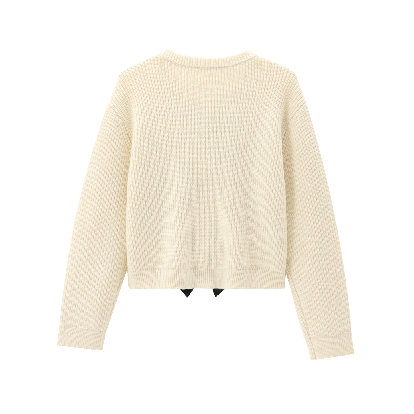 Fashion Soft Slim Fit Round Neck Long Sleeves Knitted Cardigan