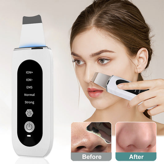 Ultrasonic Skin Scrubber 5 Modes EMS Blackhead - My Store