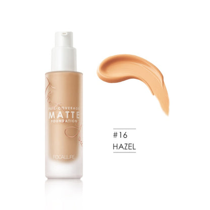 High-Coverage Concealer, Smooth, Velvety, Matte liquid foundation