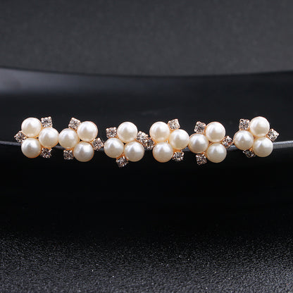 new bride headdress pearl diamond wedding jewelry accessories manufacturers selling hair pin