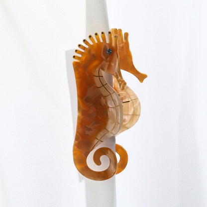 Hair Accessories Seahorse Head Acetate Clip Exquisite