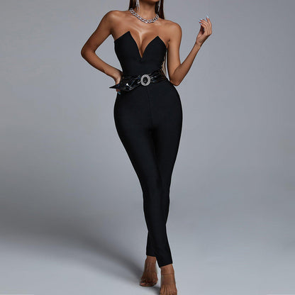 Women's Party Banquet Pencil Jumpsuit