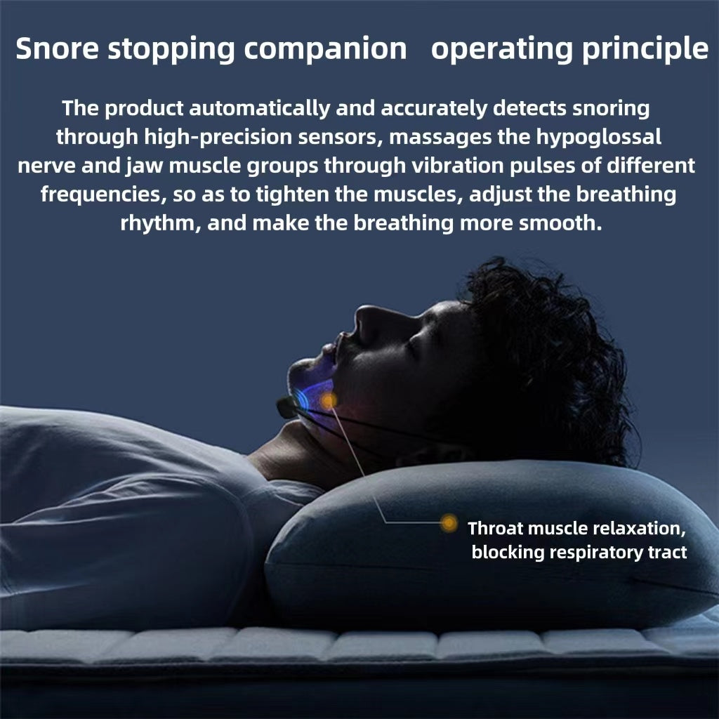 Smart Anti-Snoring Device - EMS Pulse, Portable & Comfortable - My Store