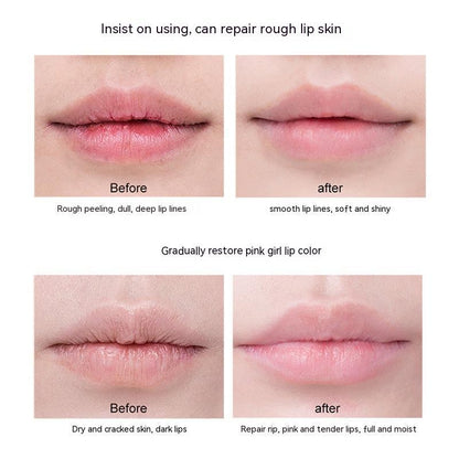 Color-changing Lipstick Pink Ripple Gilding Limit Lip Balm Nourishing And Hydrating