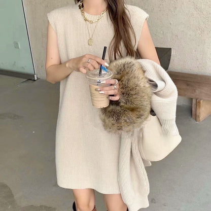 Two-piece Women's Sweater Little Knit Dress