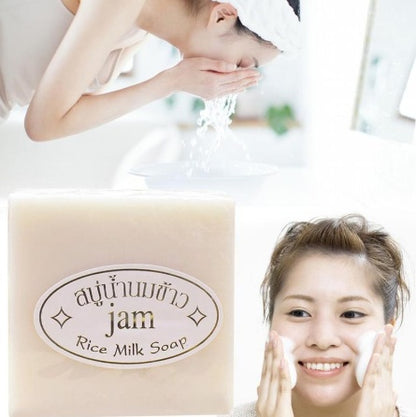 Jasmine Rice Handmade Collagen Boosting Soap Skin Softening and Whitening