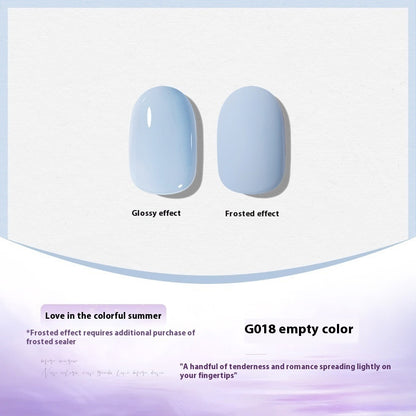 UV Polish White Nude Transparent Color Nail Beauty UV