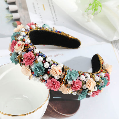 Bridal Flower Headband Headband European And American Wedding Accessories