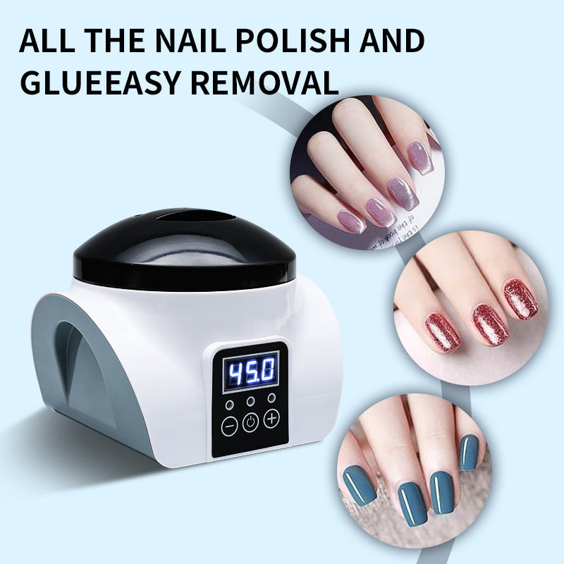 New Smart Electric Steam Nail Polish Remover No Nail Wrapping