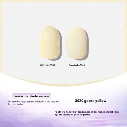 UV Polish White Nude Transparent Color Nail Beauty UV