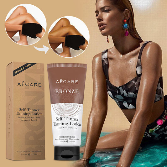 Self Body-building Medium to Dark Glowy Bronzer Organic Aloe and Coconut Oil