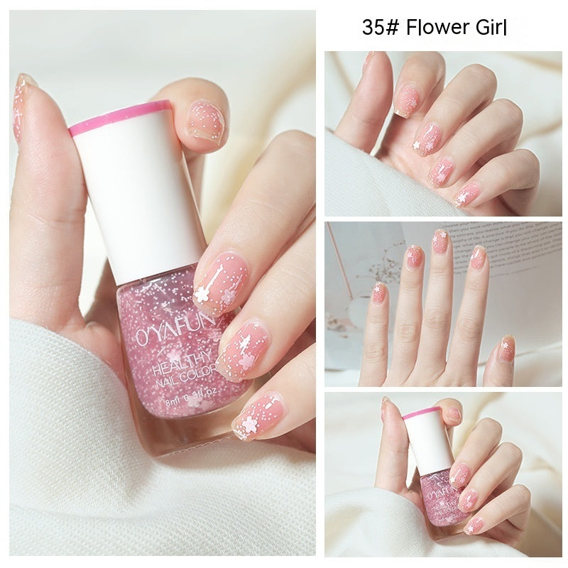 Nail Polish New Water-based Long-lasting Quick-drying Transparent