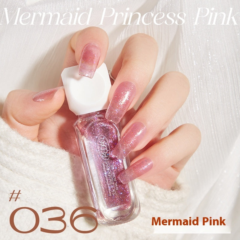 Water-based Nail Polish Peelable Quick-drying Baking-free Long-lasting Summer Macaron Popular Color