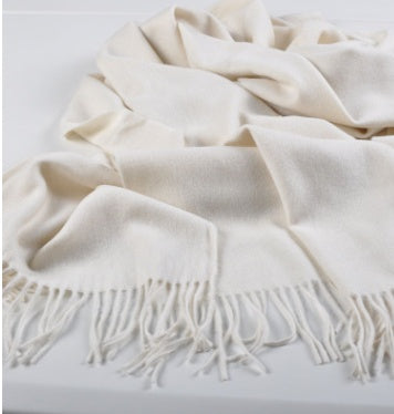 Pure cashmere shawl scarf