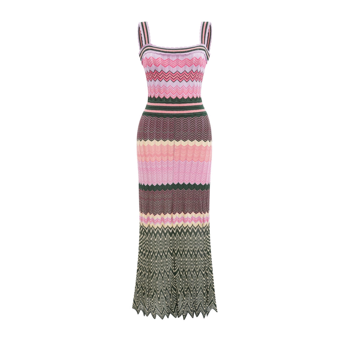 Women's Fashion Printing Contrasting-color Dress