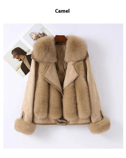 Fur Women's Fur Imitation Fox Fur Jacket