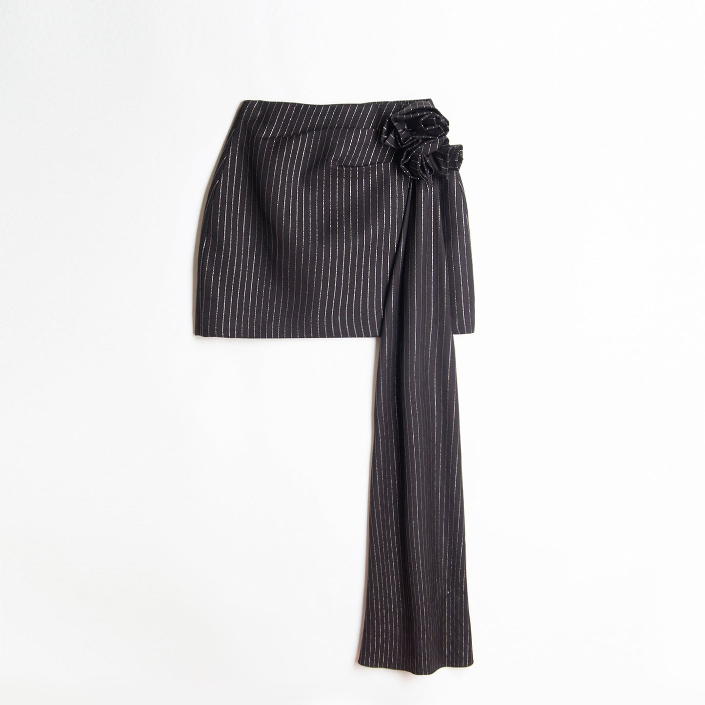 Heavy Panhua Rose Long Streamer Skirt