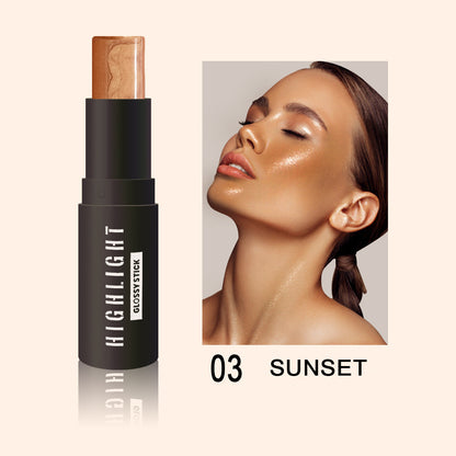 Brightening Contour Stick Bronze and Lipstick