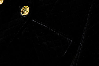Three-grain Double-breasted Cotton Jacket Velvet Women's Suit