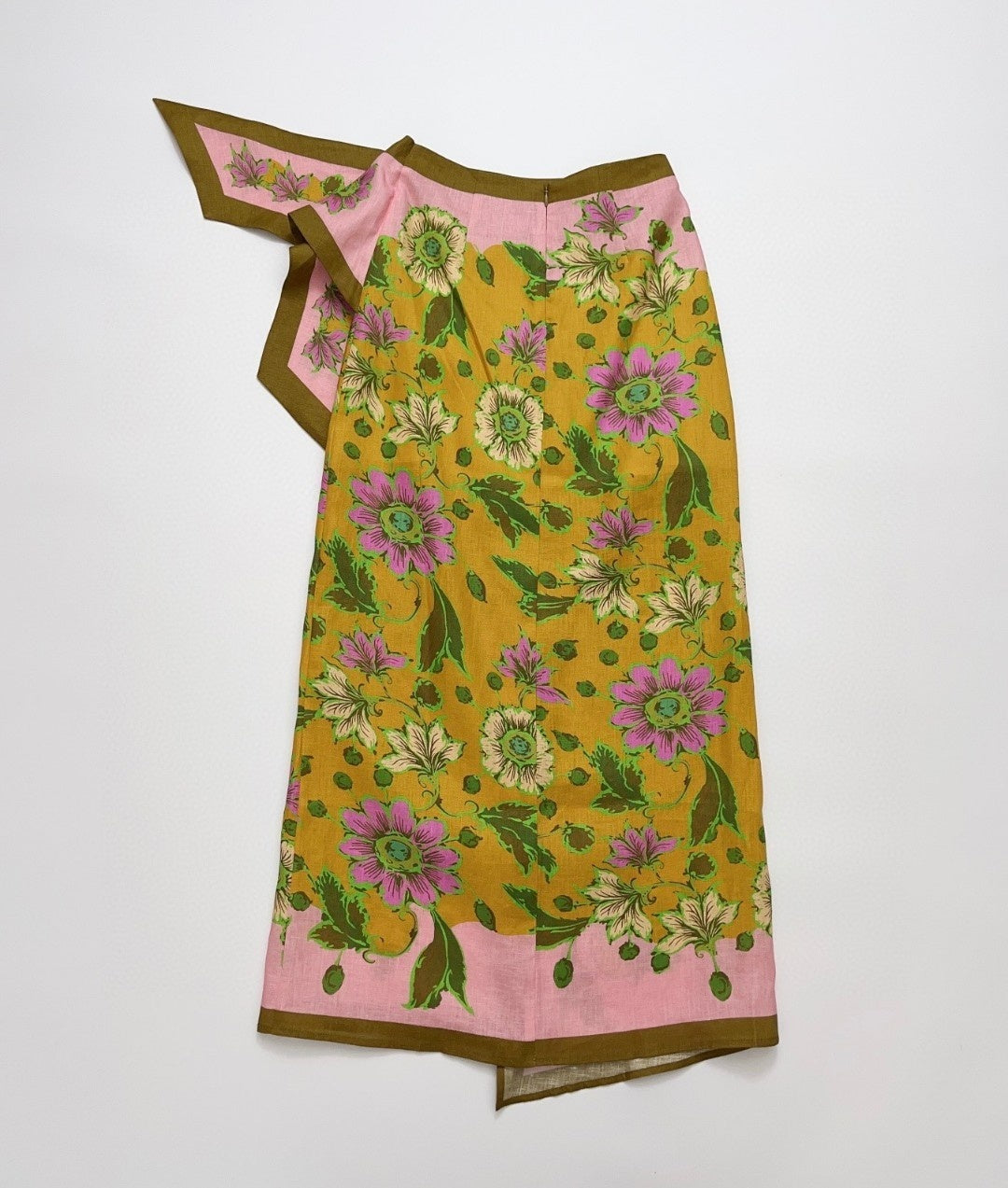 Vacation Chrysanthemum Everything Long Half Skirt