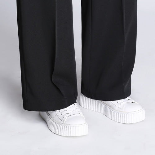 Wide-leg Casual Straight-leg Suit Trousers