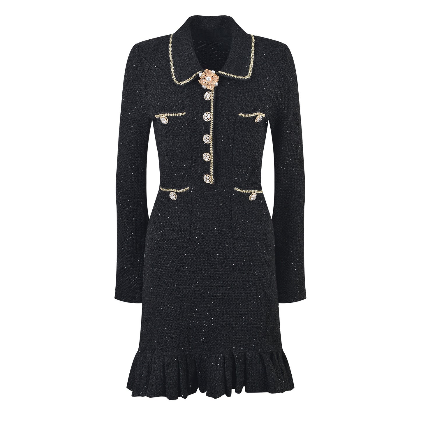 Women's Fashionable French-style Pleated Hip Skirt