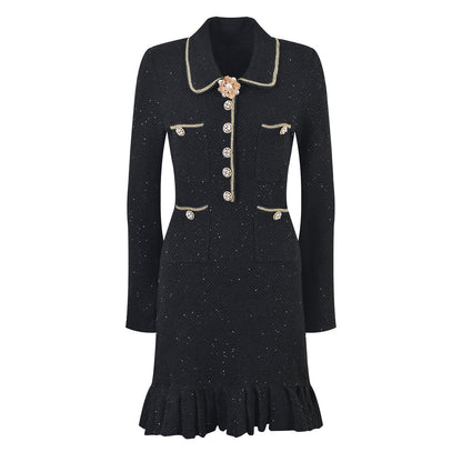 Women's Fashionable French-style Pleated Hip Skirt