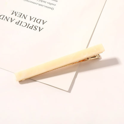 Acetate Duckbill Cute Single Line Clip Hair Accessories