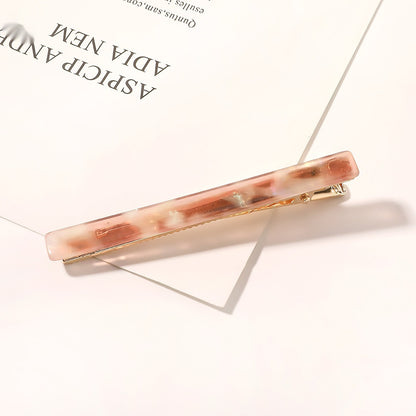 Acetate Duckbill Cute Single Line Clip Hair Accessories