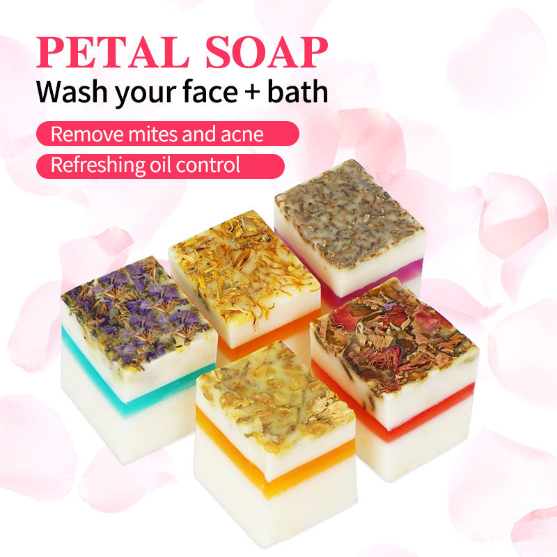 Refreshing And Balanced Water Oil Petal Soap Acne Control