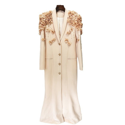 Fashion Beads Three-dimensional Flower Dress