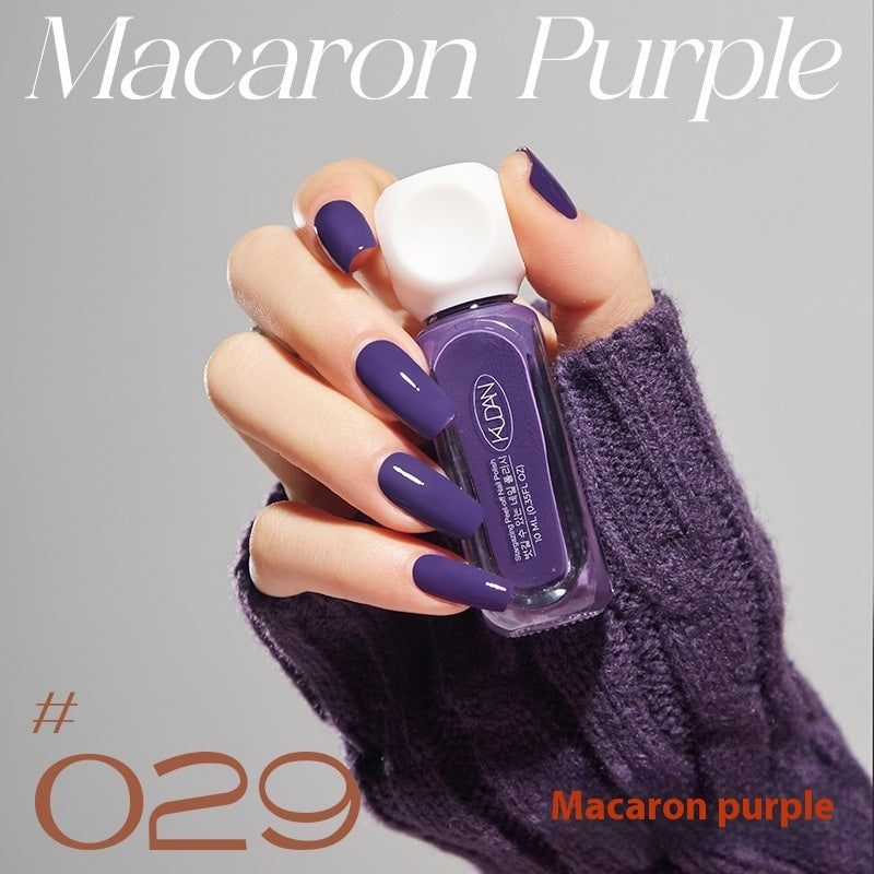 Water-based Nail Polish Peelable Quick-drying Baking-free Long-lasting Summer Macaron Popular Color