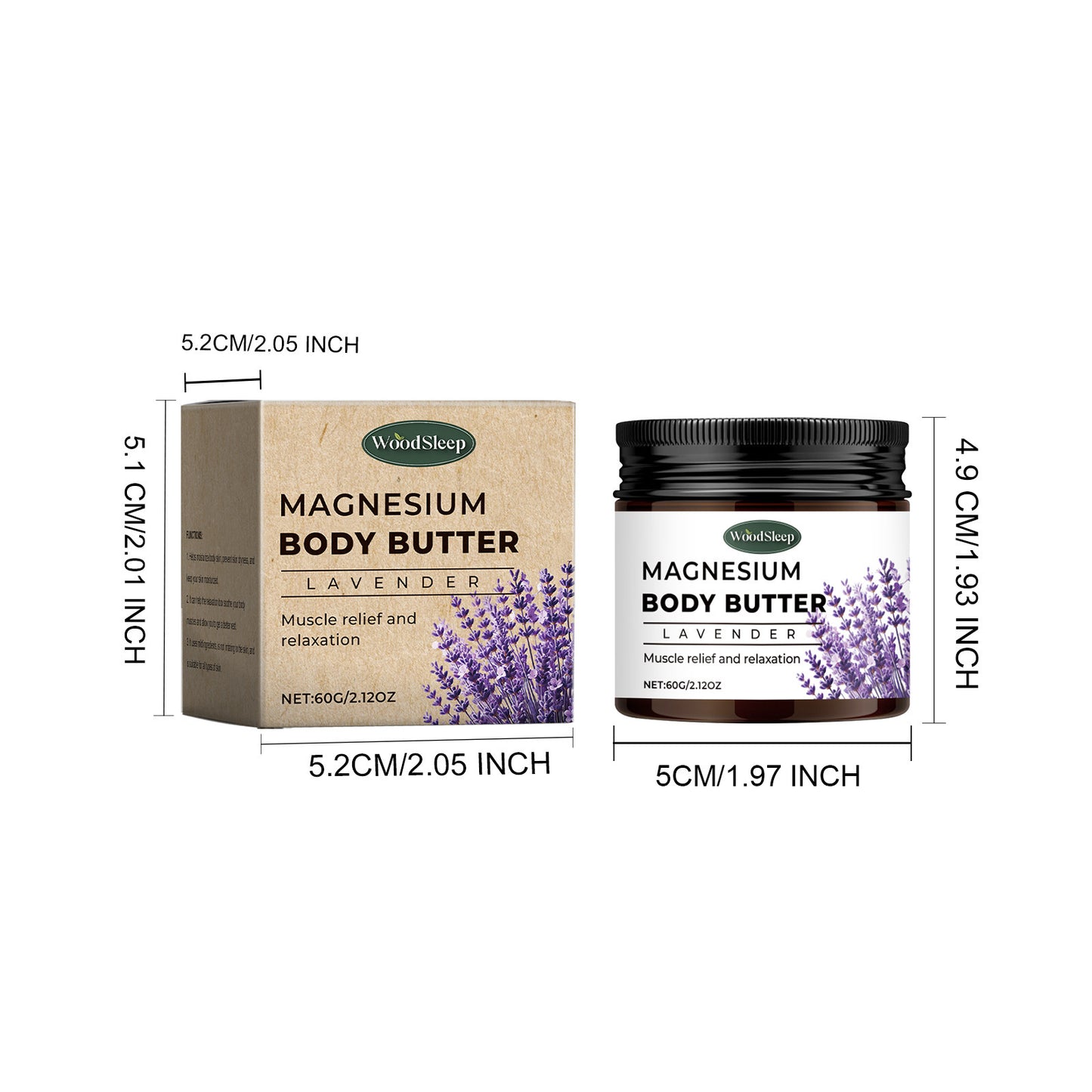 Lavender Magnesium Body Soothing Cream