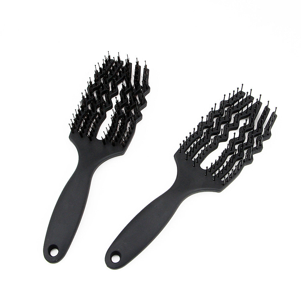 Shun Hair Hollow Massage Comb Blow Hair Styling