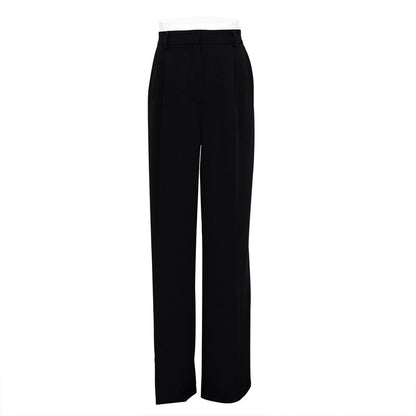 Commuter High Waist Loose Klein Casual Trousers
