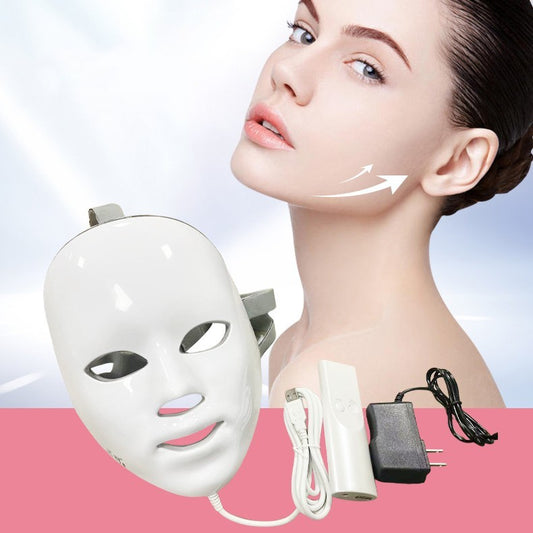 Touch Mask Beauty Instrument Colorful LED Light Relieve Fatigue Fade Wrinkle Restore Vitality