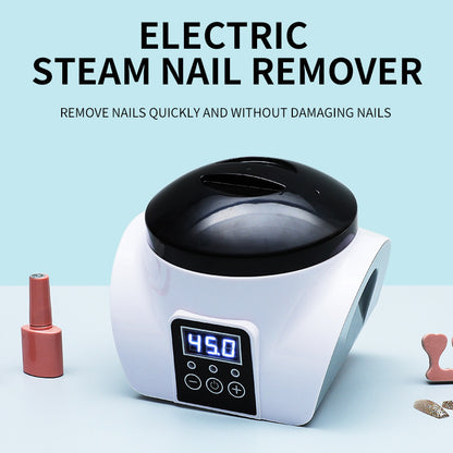 New Smart Electric Steam Nail Polish Remover No Nail Wrapping