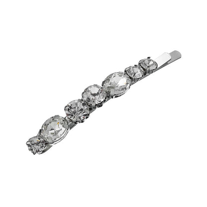 Celebrity All-match Hair Accessories Light Luxury Diamond-embedded Bangs Shredded Hairpin