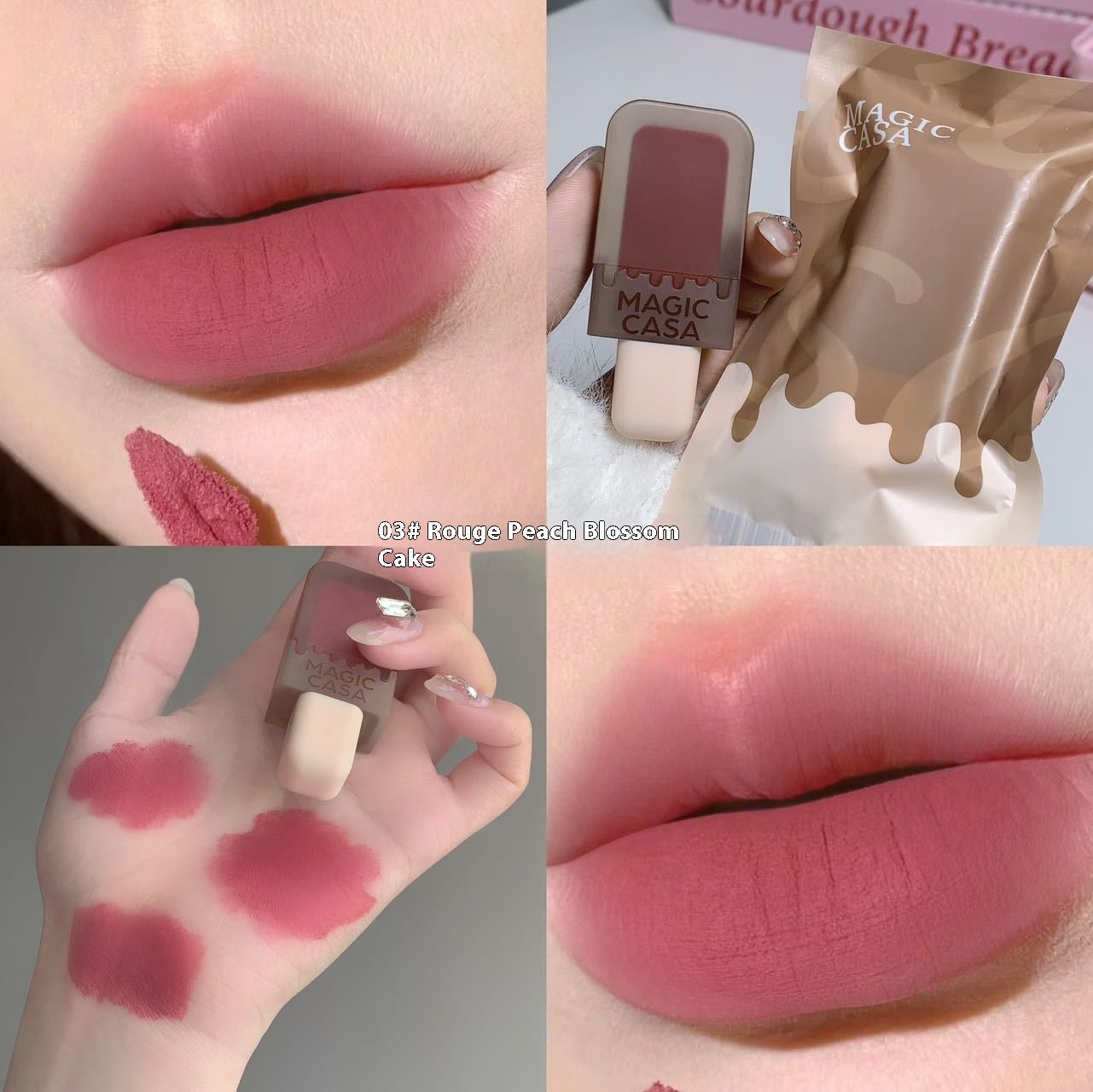 Ice Cream Lip Lacquer Matte Fog Velvet Lasting
