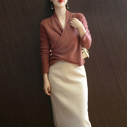 Women's Knit Two-piece Suit Skirt