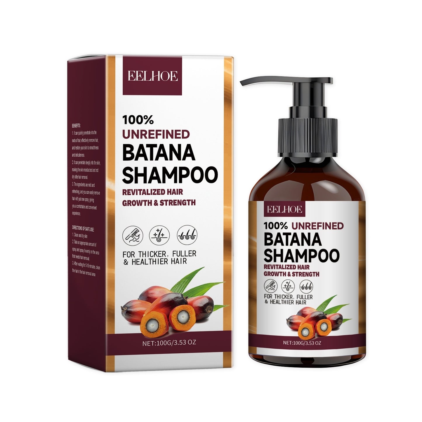 Batana Oil Hair Growth Shampoo Moisturizing And Repairing