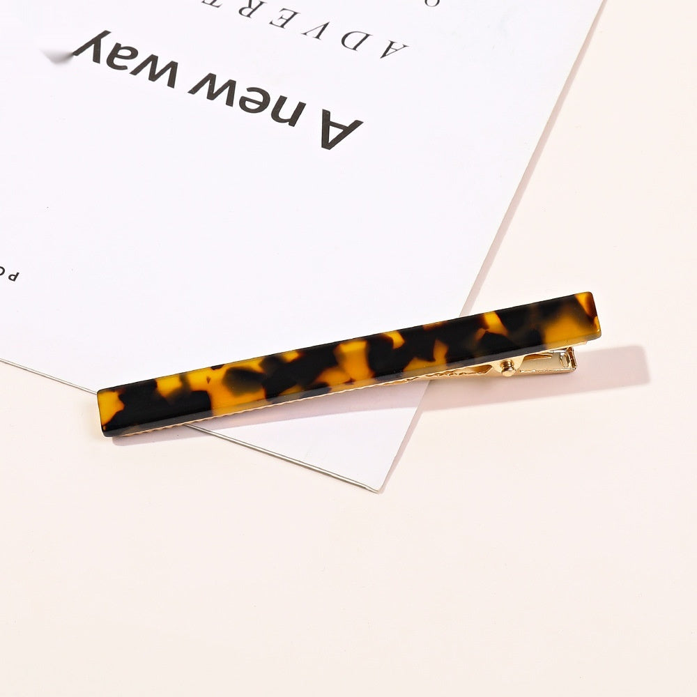 Acetate Duckbill Cute Single Line Clip Hair Accessories