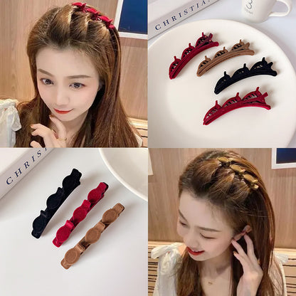 Women's Fashion Minimalist Fringes Side Textured Hair Clip