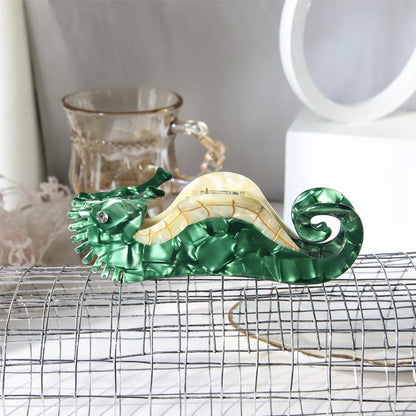 Hair Accessories Seahorse Head Acetate Clip Exquisite