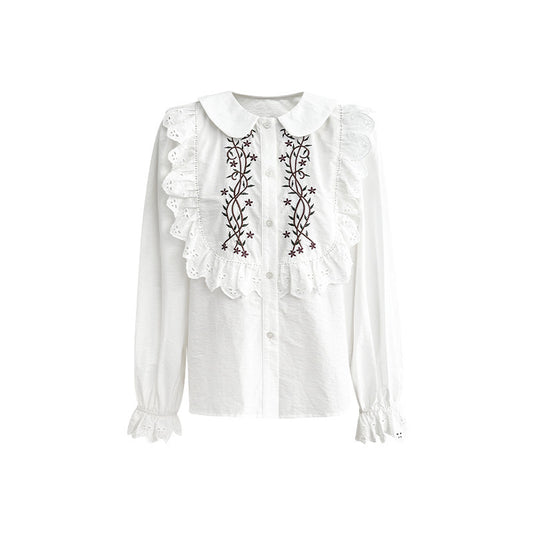 Lace White Shirt For Women